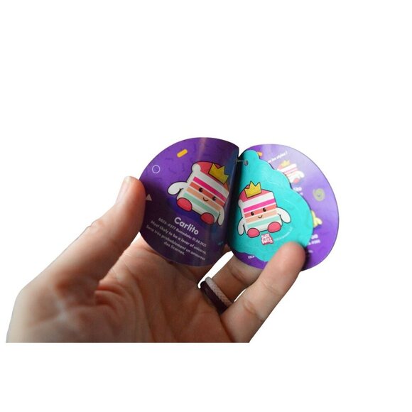 Bum Bumz Carlito the Rainbow Cake Gold Crown Collectible Plush - Picture 3 of 5